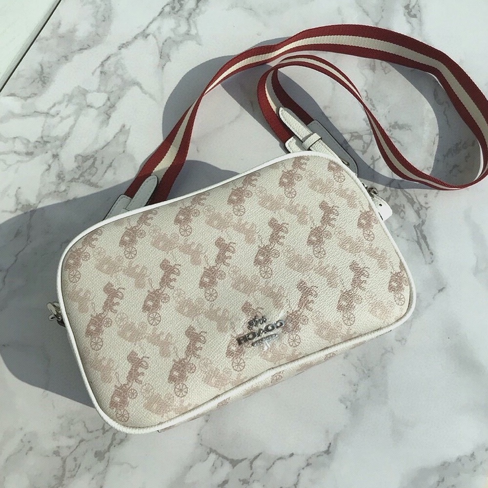 Coach Jes Crossbody With Horse And Carriage Print